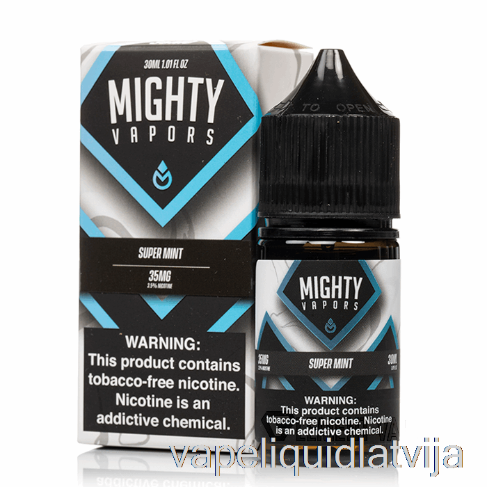 Super Piparmētra - Vareni Tvaiku Sāļi - 30ml 35mg Vape šķidrums